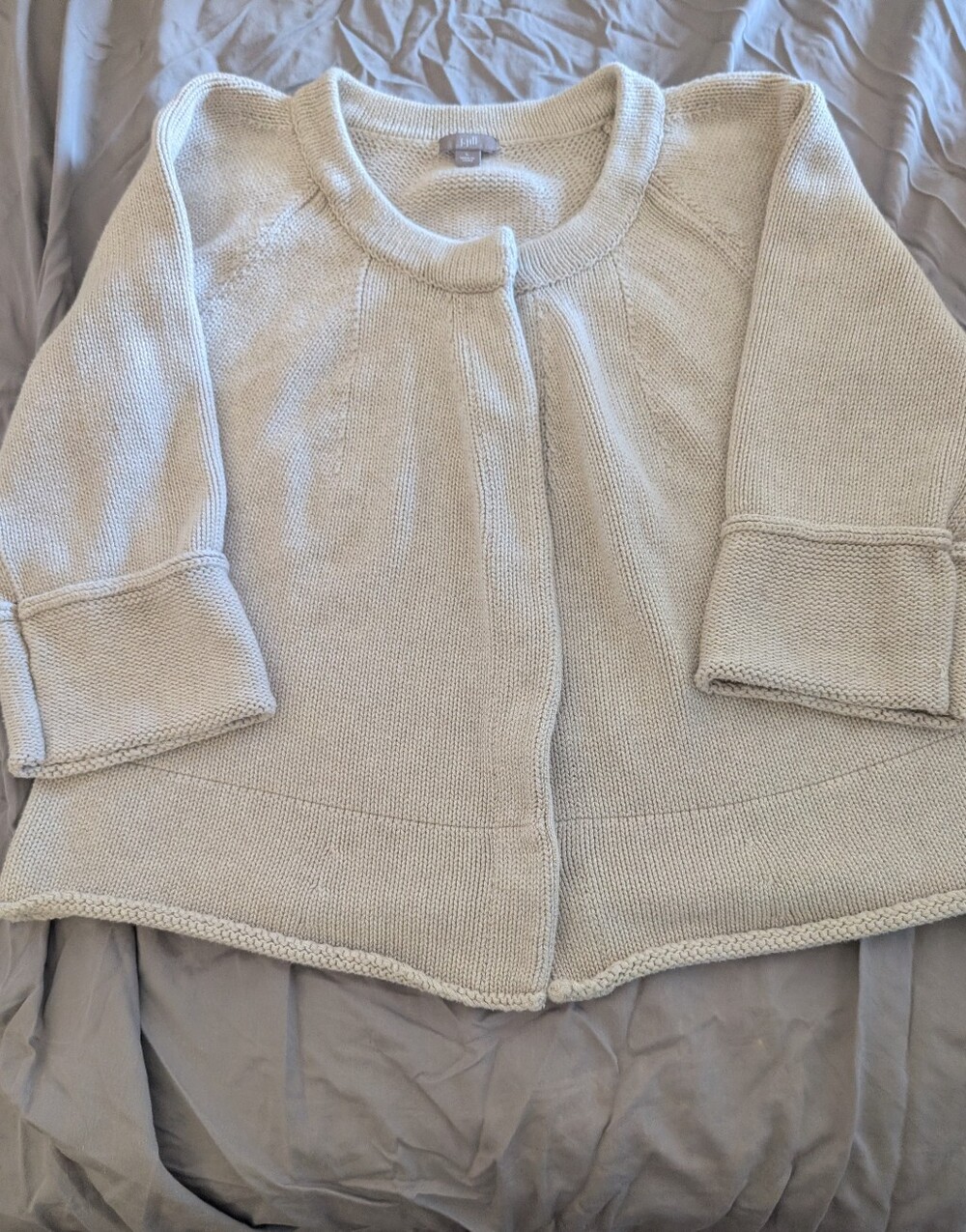 J.Jill Button Down Cotton Cardigan
